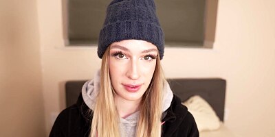Horny jogger needs help warming up