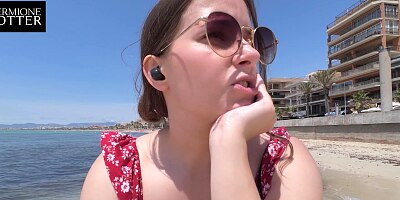 A boat, a facial and a cum walk on the balcony. Everyone can see me Adult vlog